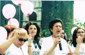 Campagna elettorale Rosa Russo Jervolino, prima donna sindaco di Napoli