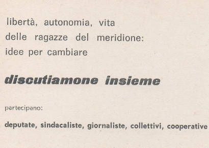 Archivio delle memorie delle donne di napoli invito libertà ... Idee per cambiare vita