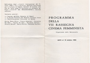 VII Rassegna Cinema Femminista