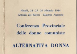 Conferenza provinciale delle donne comuniste – Alternativa Donna