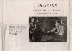 Dossier su film "Anni di Piombo"