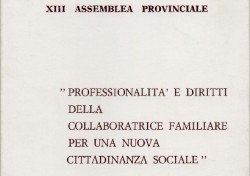 Professionalità e diritti della collaboratrice familiare per una nuova cittadinanza sociale