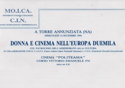 Donna e Cinema nell'Europa Duemila