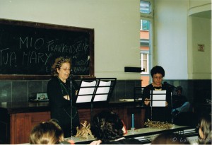 8 marzo 1999. Rappresentazione teatrale presso Facoltà di Lettere Università Federico II