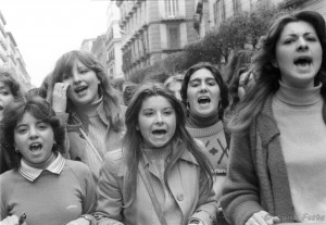 Manifestazione studentesca 8 marzo 1979