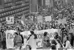 Manifestazione studentesca 8 marzo 1978