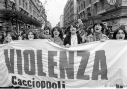 Manifestazione 8 marzo 1982
