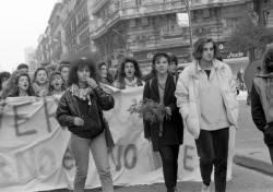 Manifestazione 8 marzo 1985