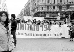 Manifestazione 8 marzo 1977