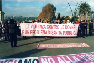 Manifestazione "Diciamo no alla violenza contro le donne"